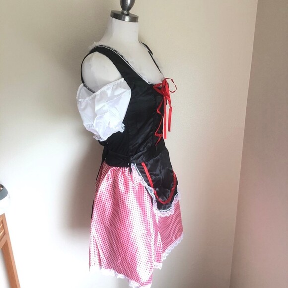 German Austrian Dirndl Dress Costume - Picture 7 of 9